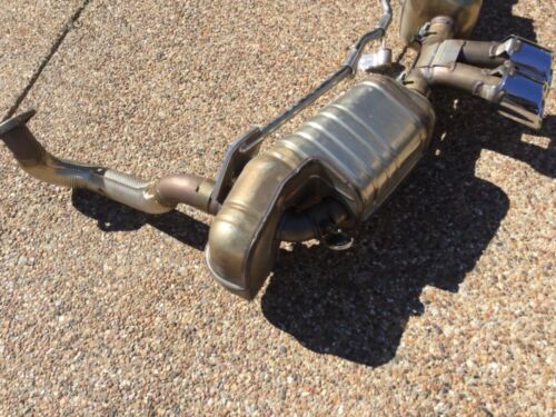 PORSCHE 981 BOXSTER SPYDER OEM GENUINE ORIGINAL EQUIPMENT SPORT EXHAUST SYSTEM - Picture 7 of 11