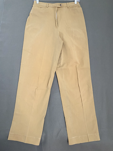 Faconnable italienische Chinohose Damen 6 hellbraun khaki Freizeit leicht Italien Arbeit