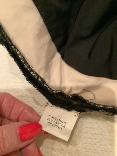 Abyss by Abby Beautiful Black Dress Long Sleeve Size L - Picture 9 of 9