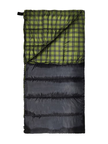 Übergroßer rechteckiger Camping-Schlafsack 30 Grad kühles Wetter grau 40 Zoll x 80 Zoll - Bild 2 von 14