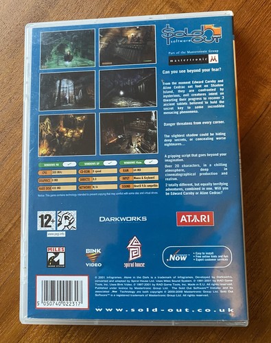 Alone in the Dark:The New Nightmare PC-CD ROM 3 discs•Atari•Infogrames•Darkworks - Picture 2 of 9