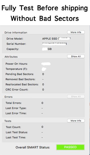 512GB SSD Solid State Drive 655-1805D for MacBook Pro 13" A1502 2013 2014 2015 - Picture 2 of 5