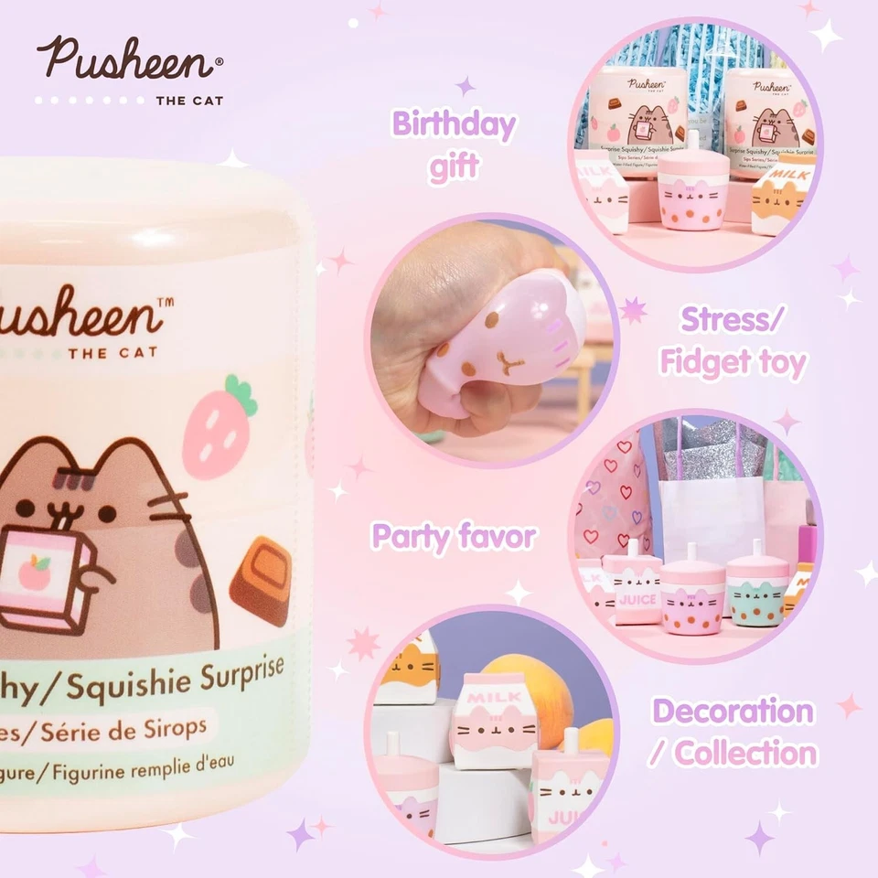 Pusheen the Cat Water-Filled Surprise Squishy Toys – Series 4 Mystery Capsules - Image 4 of 4