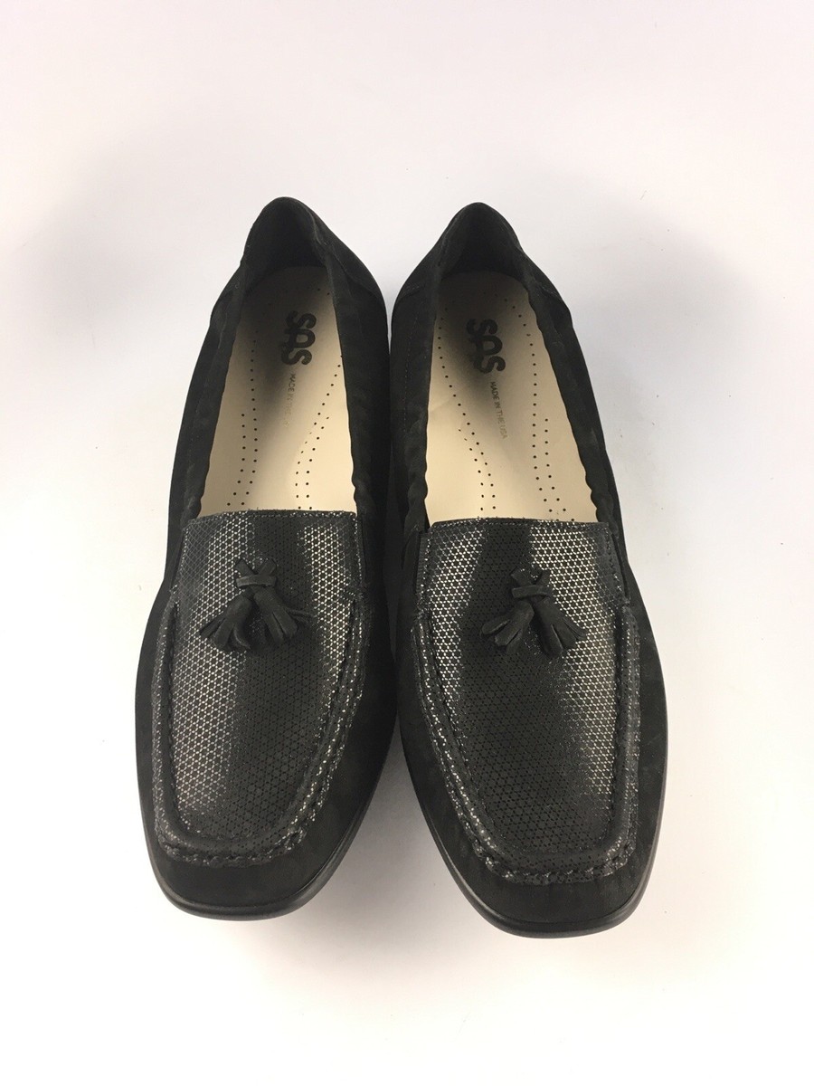 SAS Hope Slip on Loafers with Tassel Black Size 9 N Hope Slip On Loafer | SAS Shoes main image 4