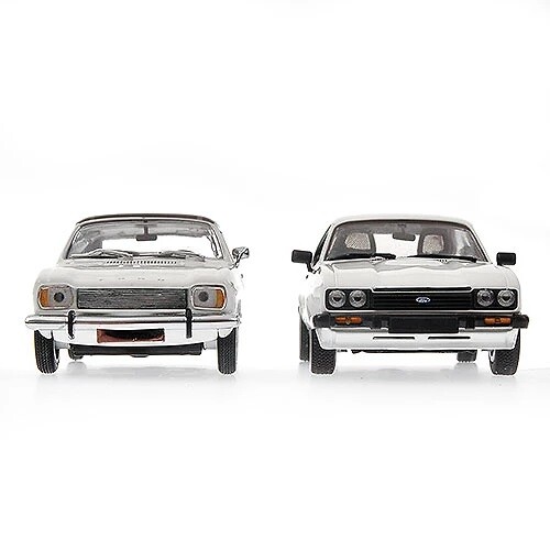 Set Of 2 Ford Capri 40th Anniversary Minichamps 1/43 Limited Set Of 2 Ford Capri 40th Anniversary Minichamps 1/43 Limited