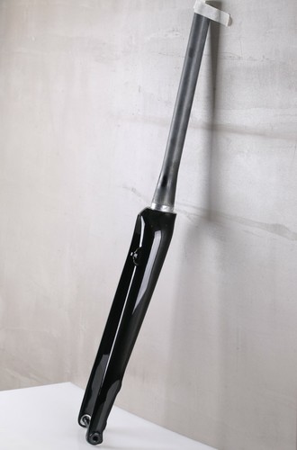 No.9 CX DISC 12 Carbon Fork 1.5" Tapered Flat Mount 700C&27.5"-Gravel-12×100 - Picture 2 of 10