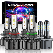 For Pontiac Bonneville 1992-2003 6x 6000k Led Headlight Fog Lights Bulbs Combo