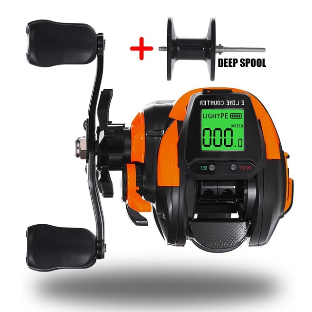Versatile Fishing Baitcasting Reel with Bite Alarm and Depth Positioning Versatile Fishing Baitcasting Reel with Bite Alarm and Depth Positioning