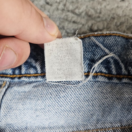 vintage Levis 550 Jeans Mens 35x28* Relaxed Tapered Distressed Grunge 90s USA - Picture 11 of 18