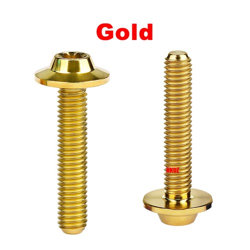 M5/M6 Titanium Bolts 10~35mm Plum Umbrella Butterfly Torx Head Ti Screw Fastener - Picture 7 of 15