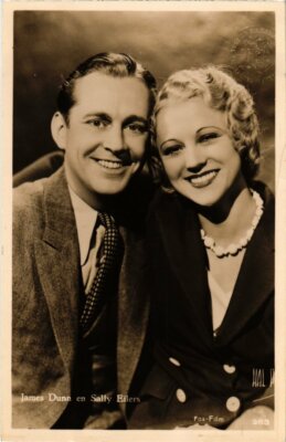 CPA AK James Dunn und Sally Eilers FILM STAR (610510)