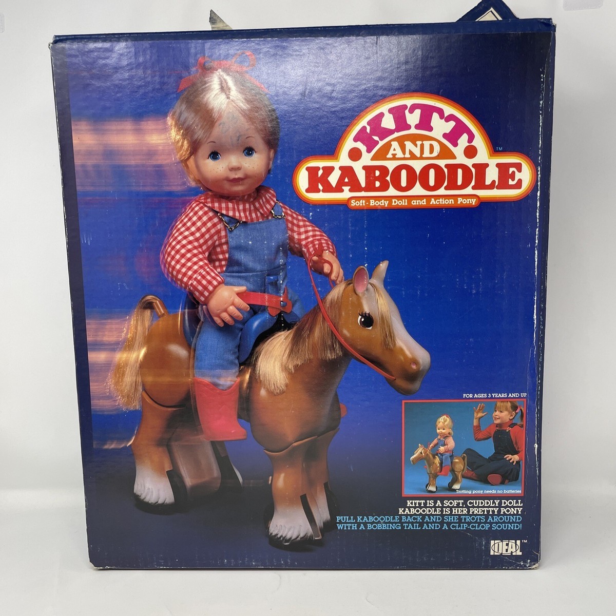 1984 Ideal Kitt & Kaboodle Soft Body Doll & Pony | eBay