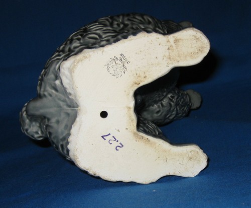 Nippon Yoko Boeki Sitting Up Poodle Ceramic Figurine Vintage Mid Century Japan - Picture 4 of 8