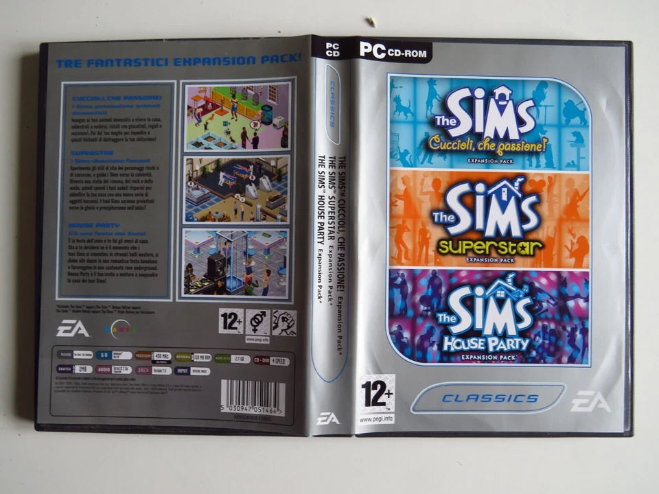 The Sims Expansion Pack Videogiochi Cuccioli che Passione/Superstar/House Party - Immagine 3 di 4