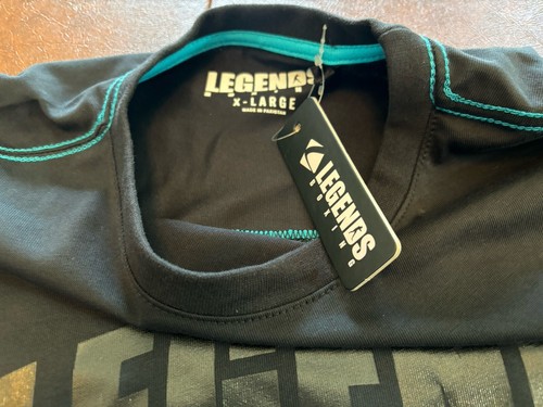 Legends Boxing Shirt Long Sleeves Black NEW Train Like A Legend - Picture 4 of 13