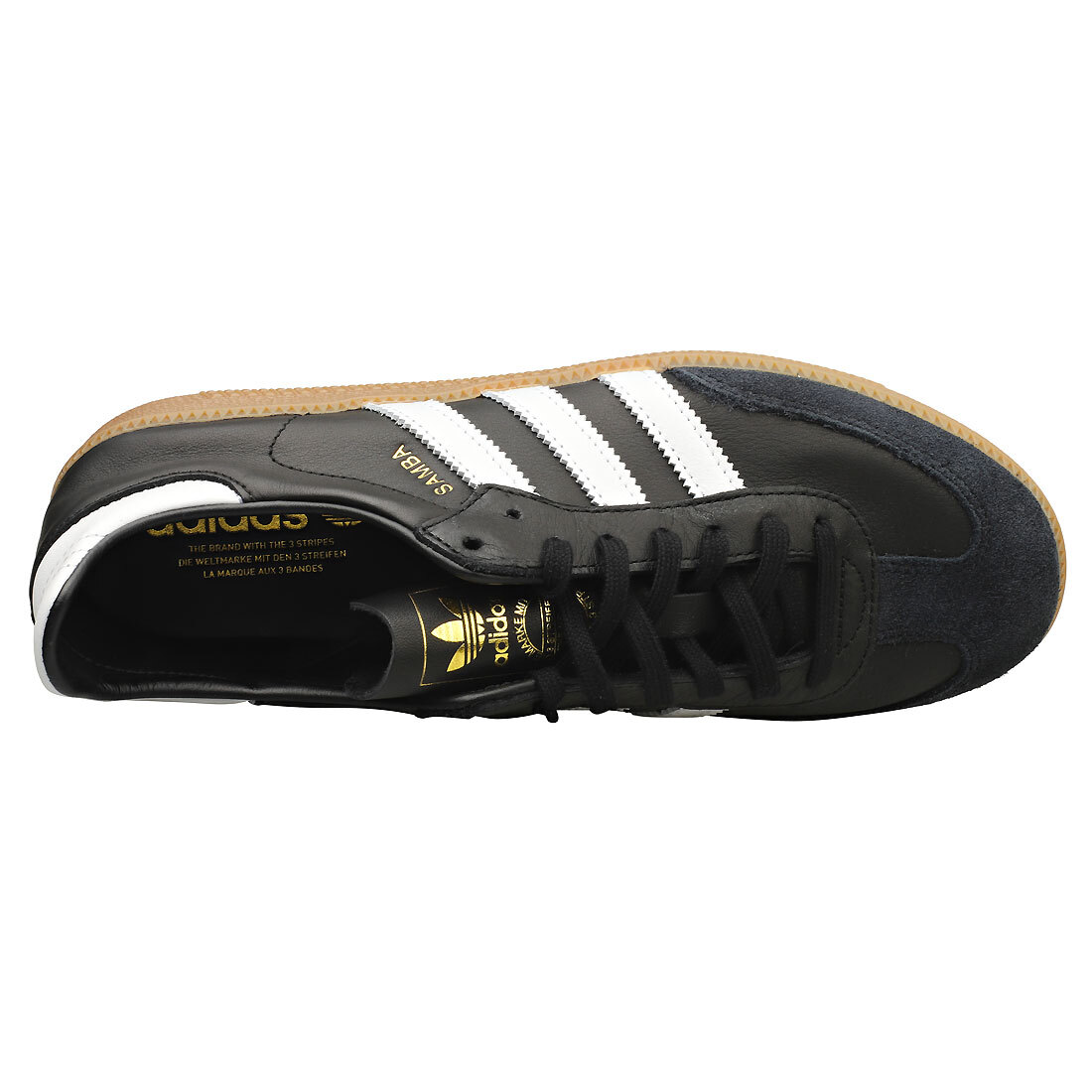 adidas Samba Decon Mens Black White Casual Sneakers - 12 US