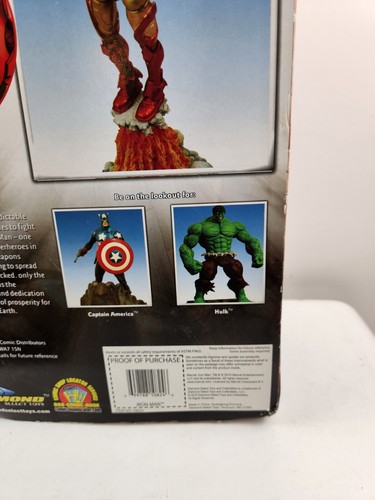 Marvel Select Iron Man Figure Diamond Select New 2010 Damaged Package - Picture 15 of 18