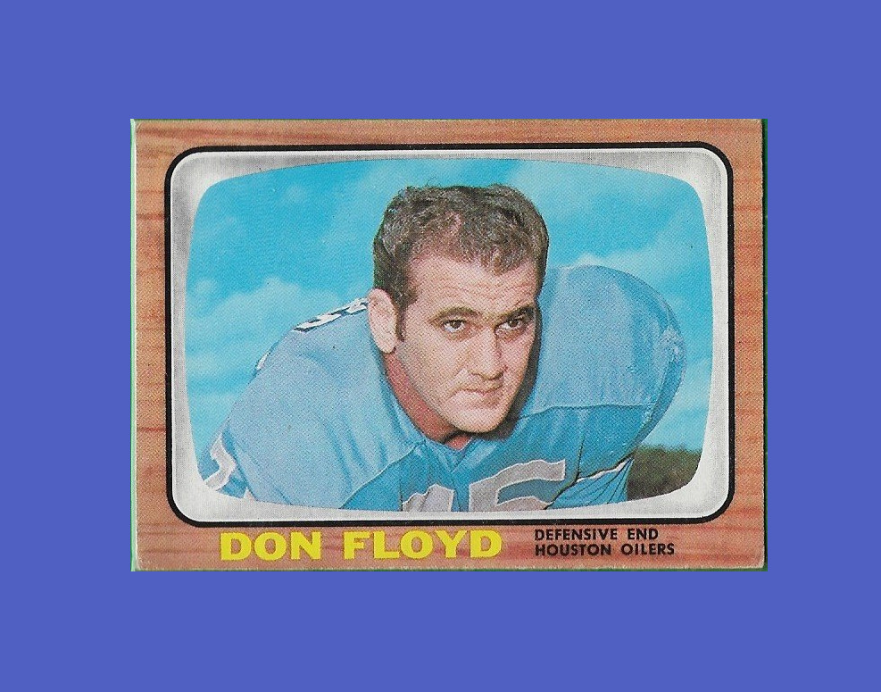 1966 Topps #54 Don Floyd (EX) Houston Oilers