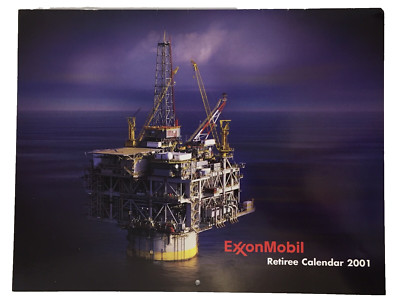 Exxon Mobil Gas Oil Retiree Calendar 2001 Wildlife Animal Theme