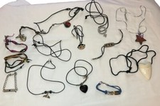 Random Jewelry Necklace and Bracelet Lot Assorted Patterns And Designs Teens