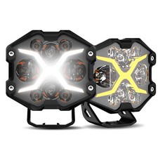 Novsight 4 Car Led Off Road Driving Lights Bright Lamp Special X-line Design 2x
