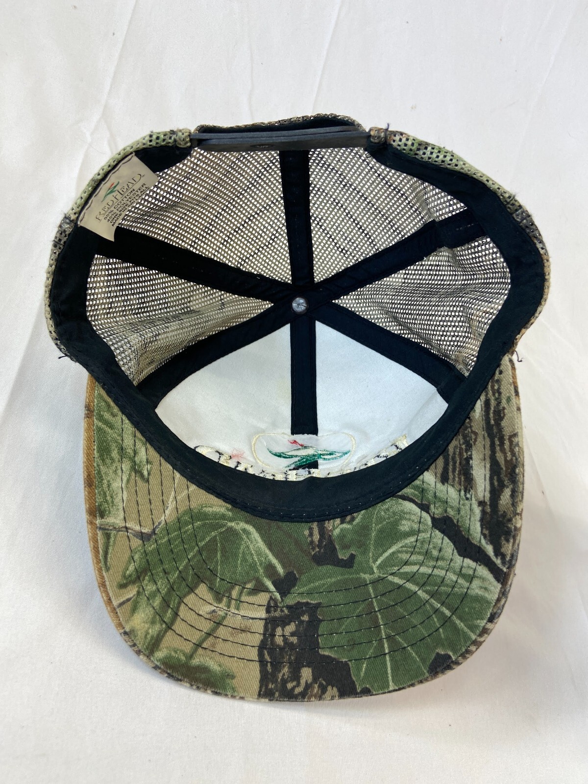RedHead Baseball Cap Snapback Hat Mesh Camouflage… - image 7