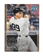 2019 Topps Series 2 Aaron Judge  GOLD Parallel 150 Years of Professional 03/50