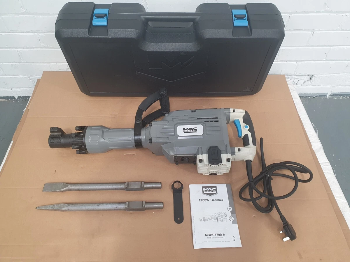 Mac Allister Electric Breaker Corded 16.2kg 1700W 3m Cabe MSBR1700 A
