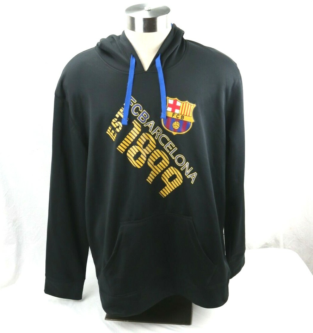 fc barcelona pullover hoodie