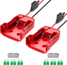 2 Packs Power Wheel Adapter for Milwaukee M18 Battery Adapter 18V Power Wheel...