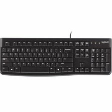K120 Keyboard Quiet typing Spill-resistant Durable keys Thin profile Curved spac