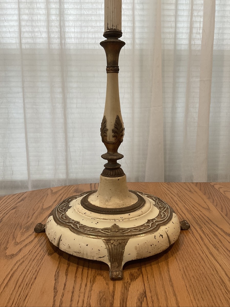 Vintage Rembrandt Brass Torchiere Floor Lamp Hollywood