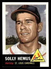 1991 Topps Archives 1953 #231 Solly Hemus