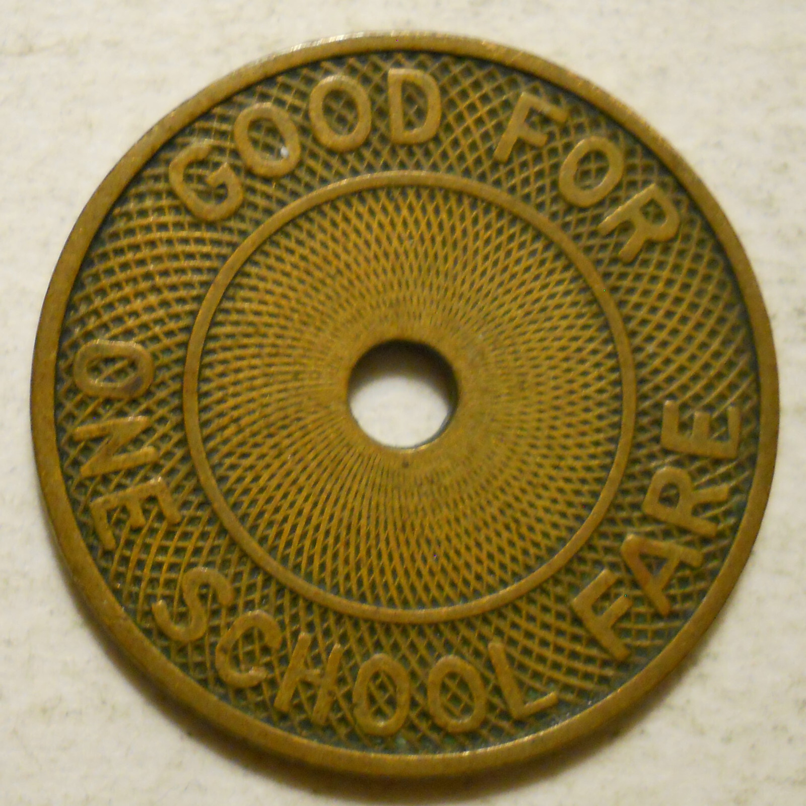 Knoxville Transit Lines (Tennessee) school transit token TN430V eBay