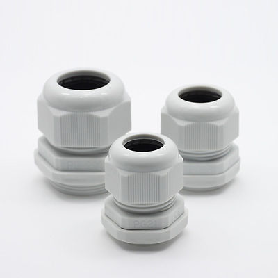 10x M50 x 1.5mm White Waterproof Connector Gland Dia.32~39mm Cable