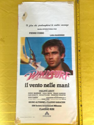 1984 WINDSURF Pierre Cosso Dino Risi Philippe Leroy Italian Movie Poster T3-17