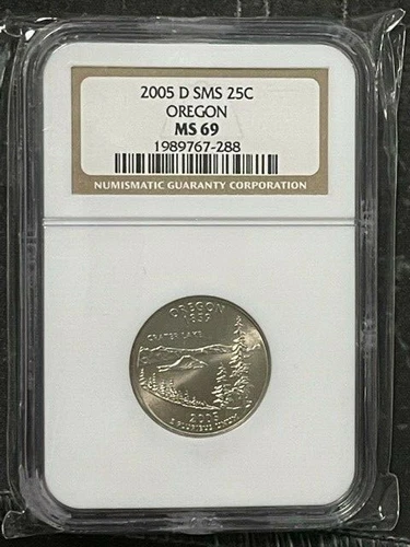 2005 D SMS OREGON 25C NGC Grade MS 69 1989767-288