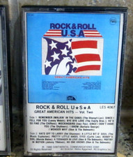 Rock Roll U.S.A. Great American Hits Volume 2 cassette tape / Rare