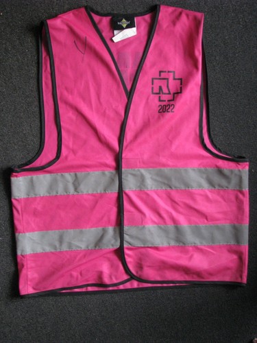 Rammstein-05.06.2022 Berlin-Olympiastadion-Local Crew-Weste-Pink-Gr. L/XL-Area Y - Bild 1 von 6