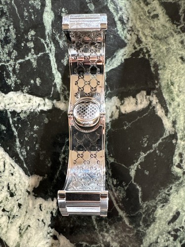 New Womens ya112513 twirl pink dial Gucci 0.60ct.apx.custom Diamond Watch$945 - Foto 7 di 15