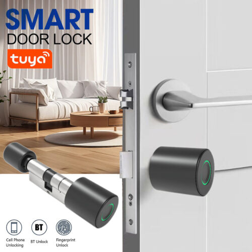 Tuya Smart Elektronisches Türschloss Schliesszylinder Mit Fingerabdruck 70-90mm - Bild 4 von 22
