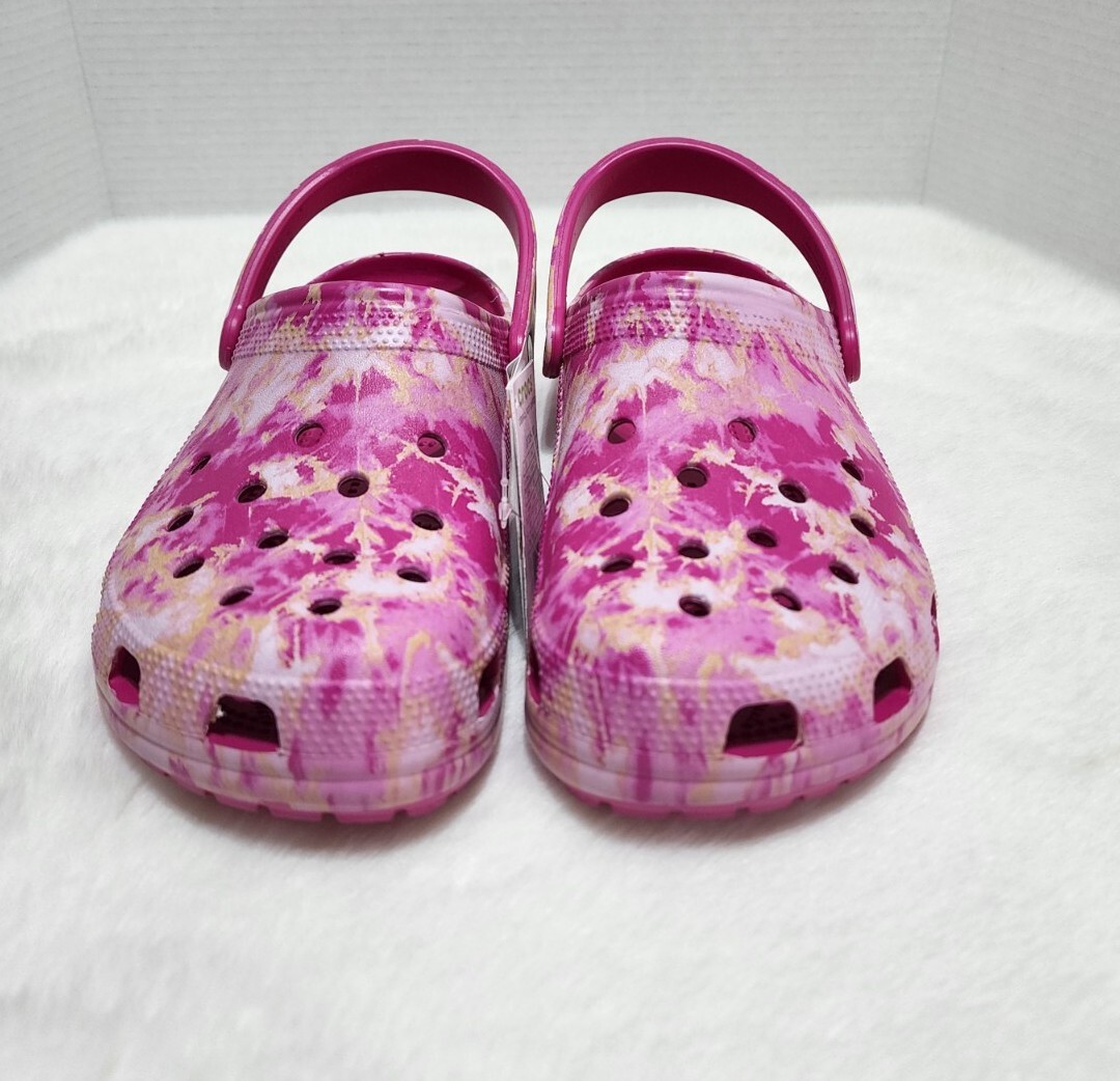 NEW 🔥Crocs Men's and Women's Classic Tie Dye Clog image 2