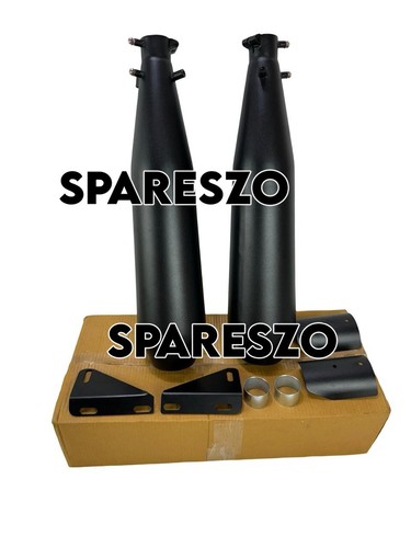 "MOTO MARVELS MATT BLACK, EXHAUST" FIT FOR ROYAL ENFIELD SHOTGUN 650 - Picture 11 of 23