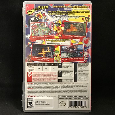 Super bomberman R (Nintendo Switch) BRAND NEW / Region Free
