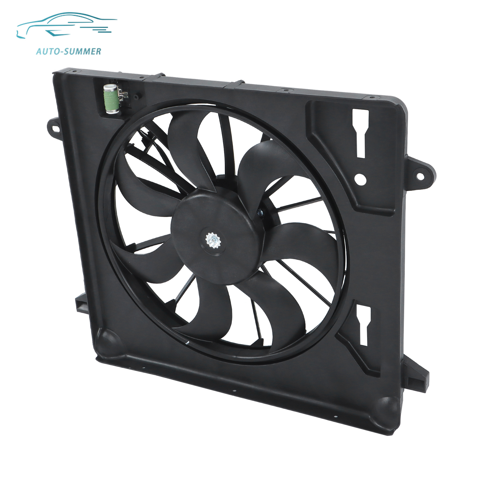 Radiator Cooling Fan Assembly 55056642AB For 2007-2011 Jeep JK Wrangler ...
