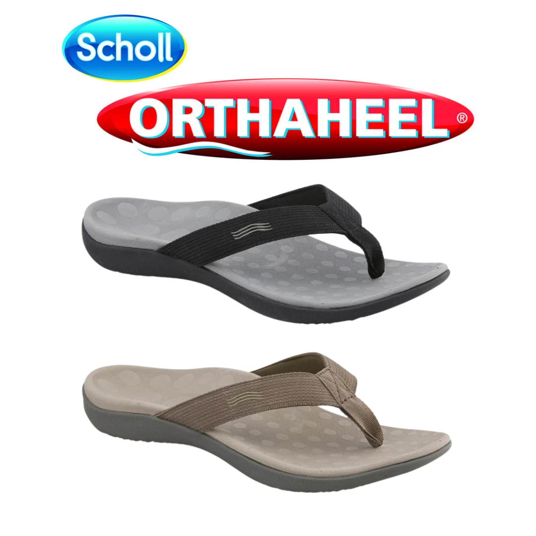 Scholl Orthaheel Wave Orthotic Sandals | Black/Khaki | Free Post, Bulk Discounts
Opens in a new wind