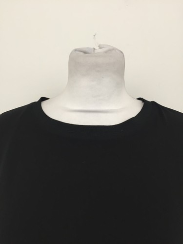 Zara Women's Top Size XS Black Round Neck Short Sleeves Pullover Lined NWOT F1 - Picture 5 of 12