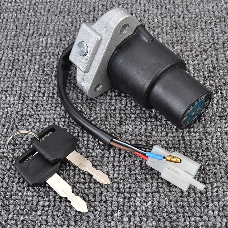 Fuel Gas Cap Ignition Switch Seat Lock Key For Yamaha FZR600 1989-1993 1992 1991 Foto 4 de 4