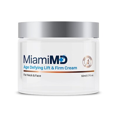 Miami MD Age Defying Lift & Firm Cream For Neck & Face BHA Free