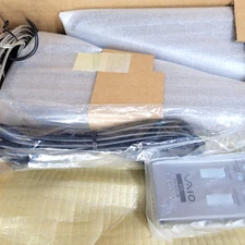 Sony VAIO VGP-PRAV1 Port Replicator Docking Station w/ VGP-SP5 Speakers & Remote